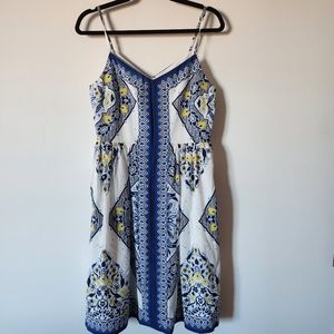 GUC Banana Republic Print Spaghetti Strap Dress 8P